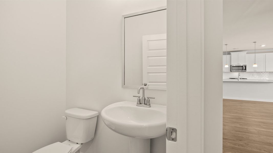 Representative furnished interior of a home built from the Edison by D.R. Horton in Westland, Bogart (Image 14).