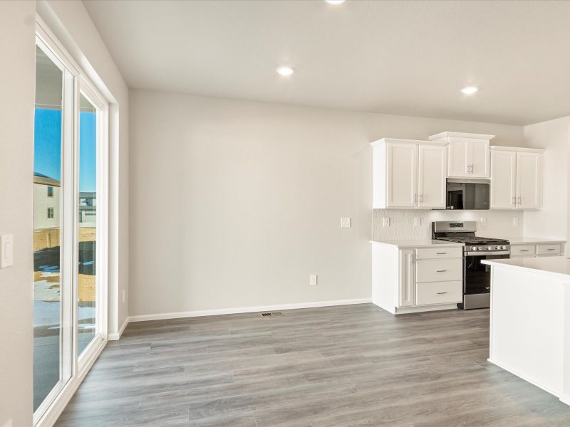 The Cherry Creek floorplan interior image taken at a Meritage Homes community in Northern Colorado.