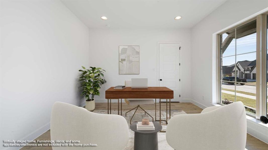 Furnished interior view inside a new home in Ventana, Fort Worth (Image 7).