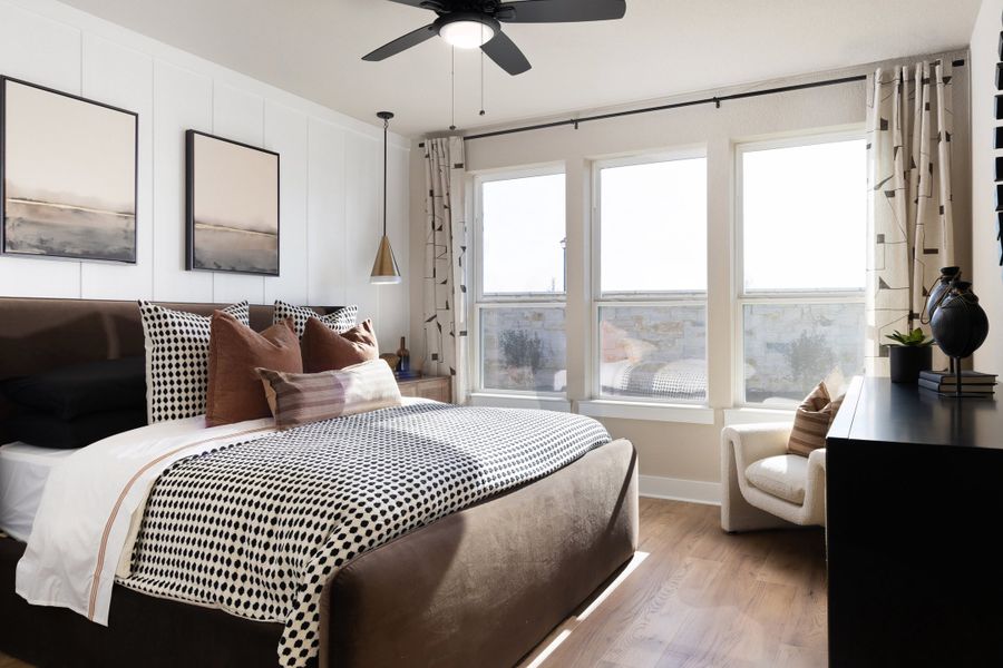 Furnished interior view inside a new home in Heritage, Dripping Springs (Image 28).