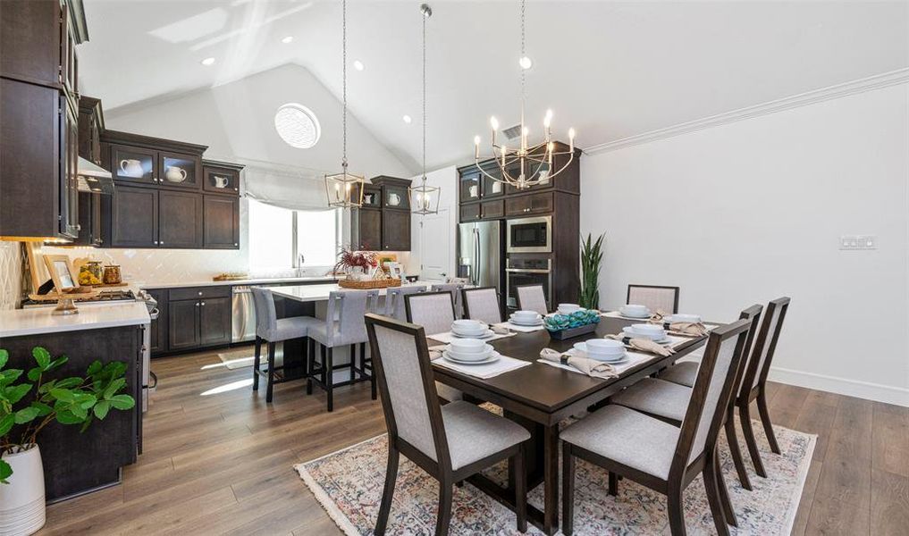 Furnished interior view inside a new home in Creekshaw, Royse City (Image 4).