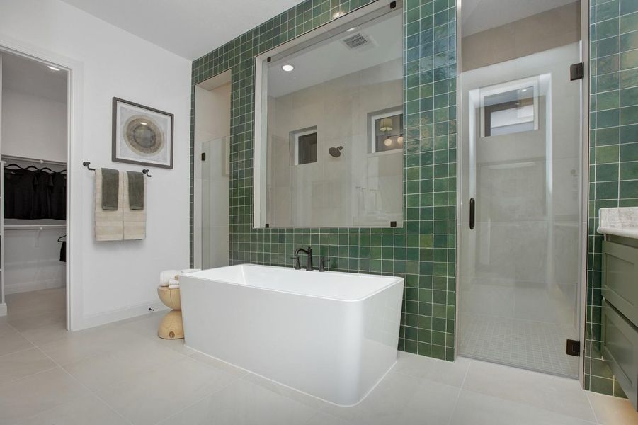 Furnished interior view inside a new home in , Georgetown (Image 30).