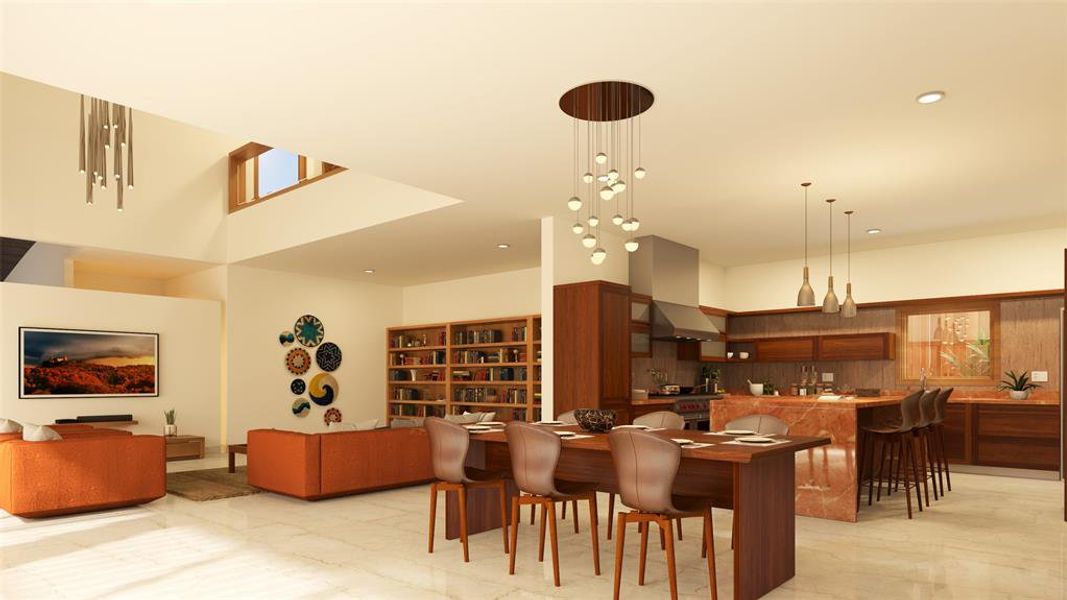 Furnished interior view inside a new home in Tapestry, Frisco (Image 6).