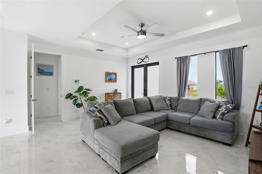Furnished interior view inside a new home in , Cape Coral (Image 10).