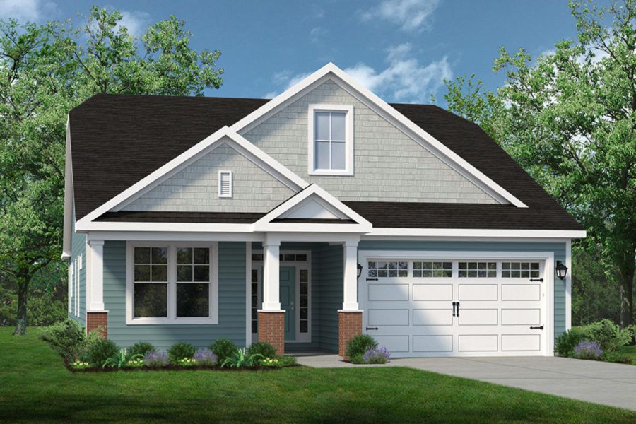 Representative exterior photo of a completed home built from the The Boardwalk by Chesapeake Homes in Coastal Club of the Carolinas, Calabash, NC (Image 21).