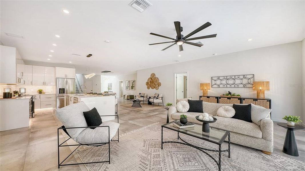 Furnished interior view inside a new home in , Sarasota (Image 44).