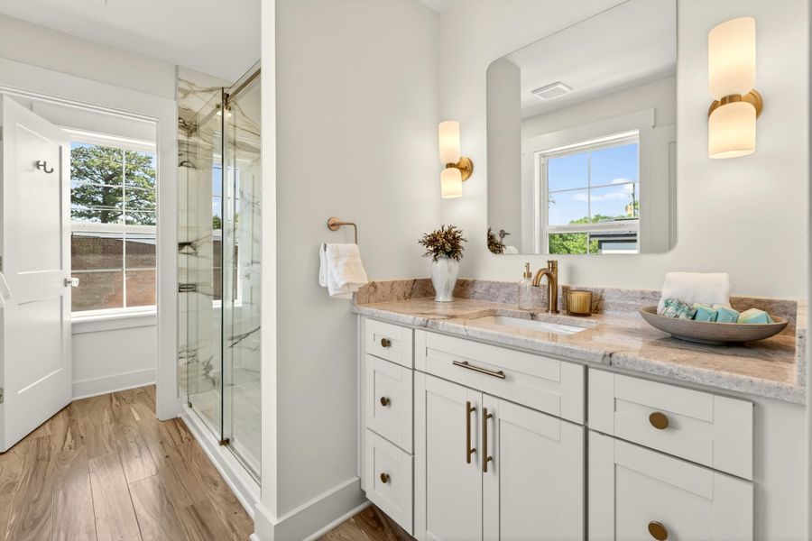 Furnished interior view inside a new home in , North Charleston (Image 17).
