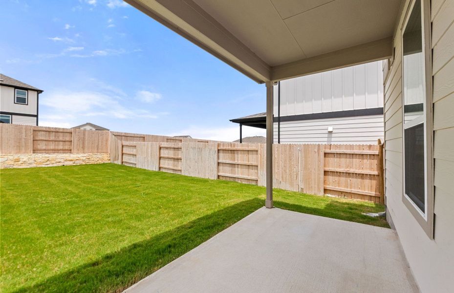 Covered Back Patio