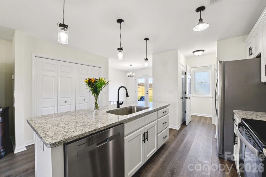 Furnished interior view inside a new home in , Newton (Image 14).