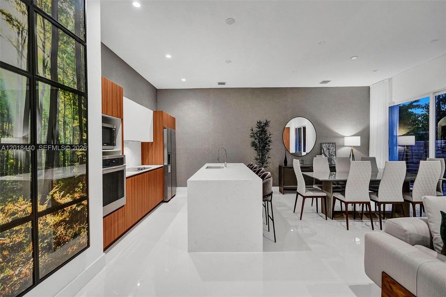 Furnished interior view inside a new home in , Fort Lauderdale (Image 6).