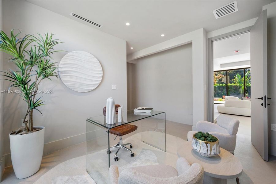 Furnished interior view inside a new home in , Miami (Image 18). Furnished interior view inside a new home in , Miami (Image 18).