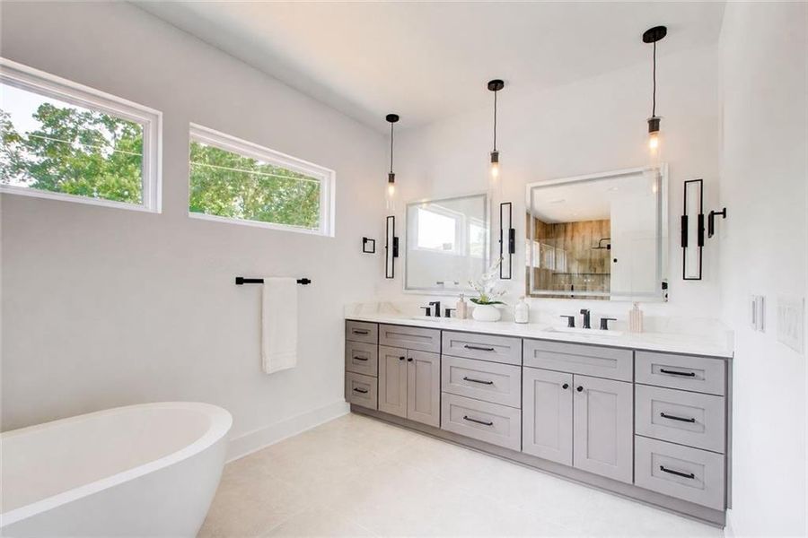 Furnished interior view inside a new home in , Tucker (Image 26).
