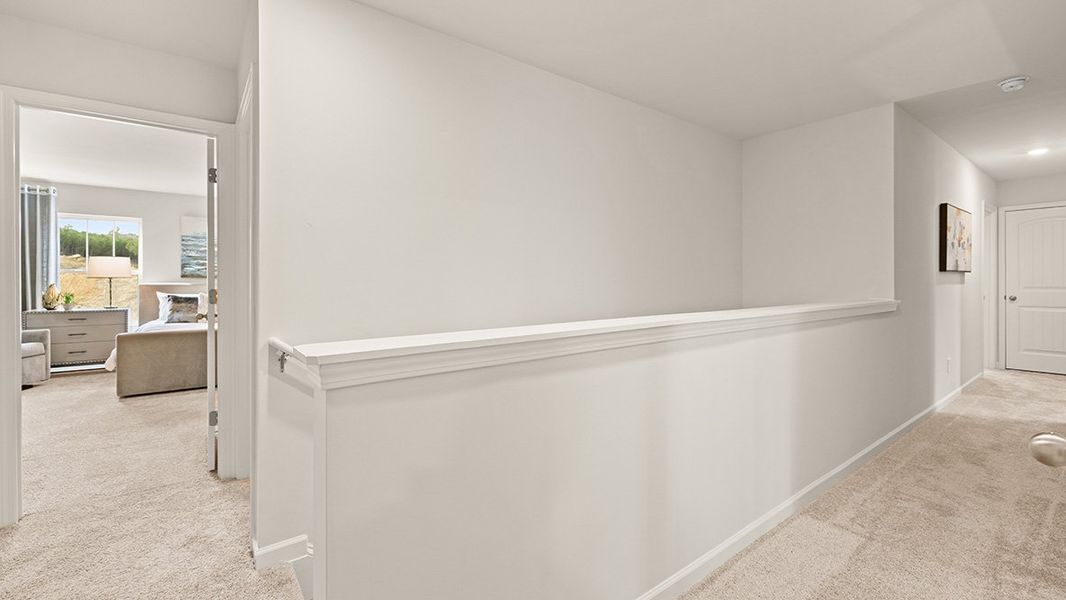 Representative unfurnished interior of a home built from the Flora by D.R. Horton in Sheffield Highlands, Dallas (Image 19).