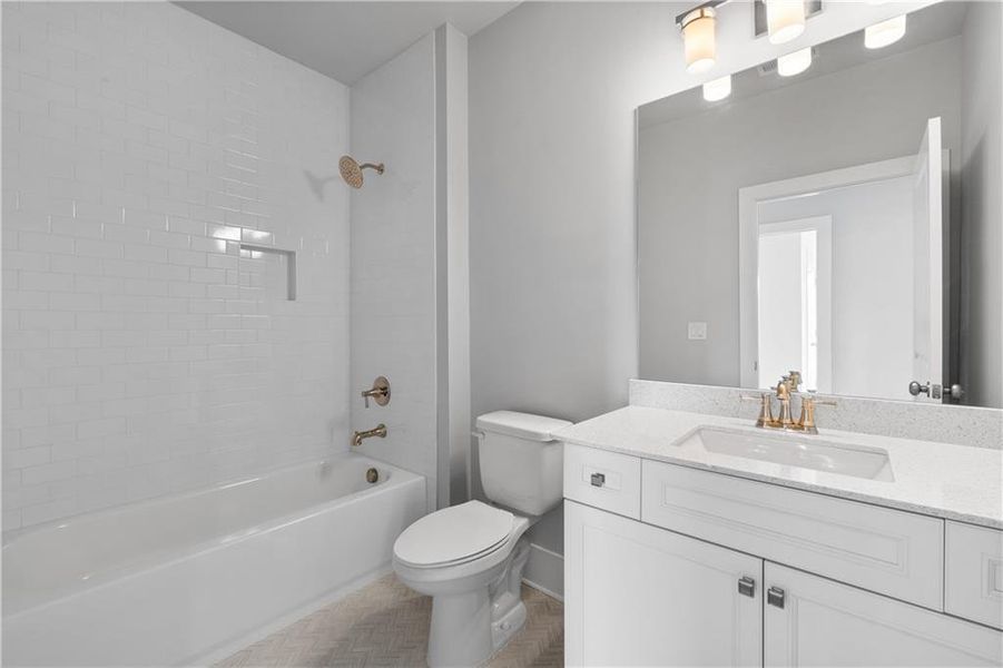 Furnished interior view inside a new home in Crossroads, Milton (Image 16). Furnished interior view inside a new home in Crossroads, Milton (Image 16).