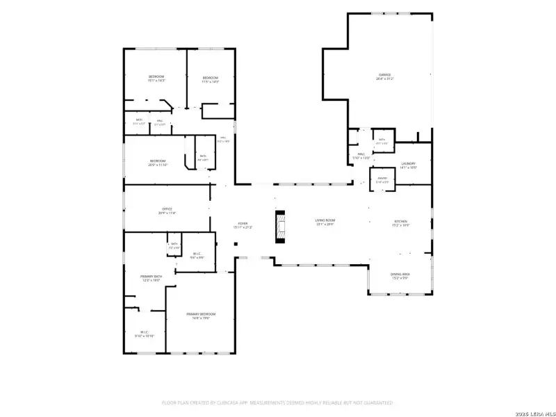 2D floor plan layout of this home in , Castroville, TX (Image 5).