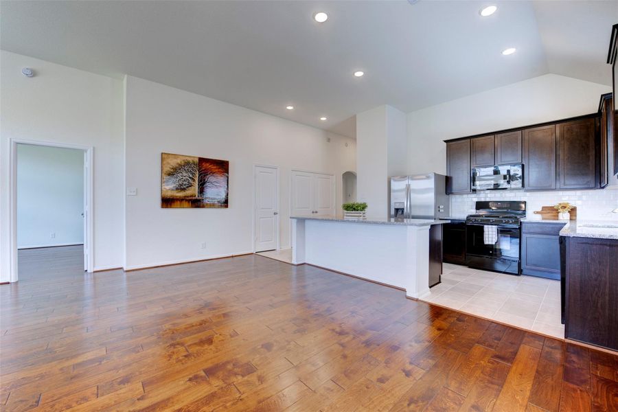 Furnished interior view inside a new home in Sunterra, Katy (Image 9).