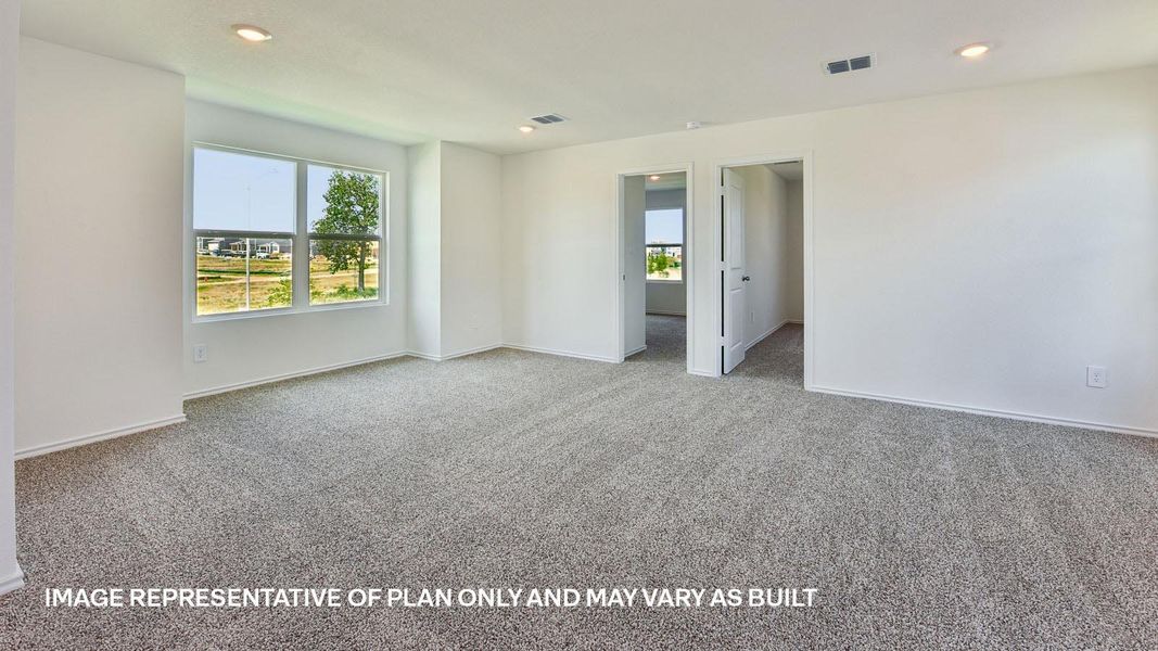 Spacious, unfurnished interior of a new home in Valverde, Bastrop (Image 32).