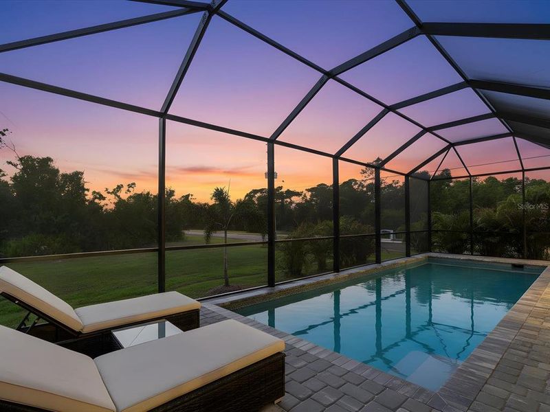 Exterior details and patio area of a home in , Rotonda West (Image 29).