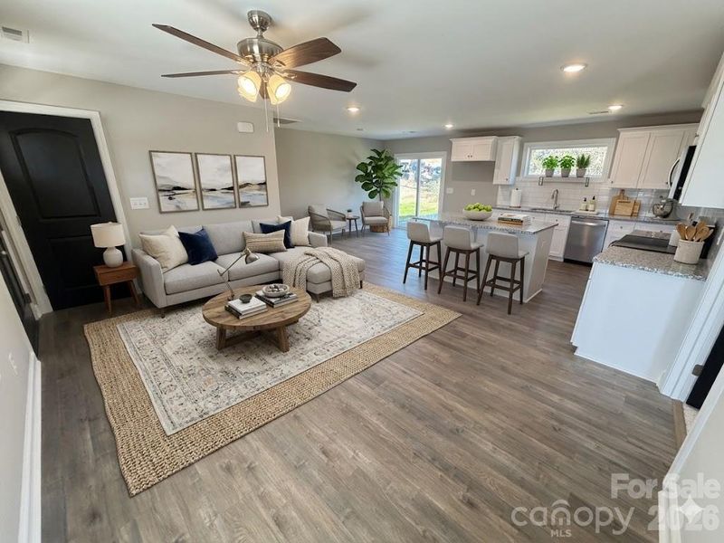 Furnished interior view inside a new home in , Kannapolis (Image 7).