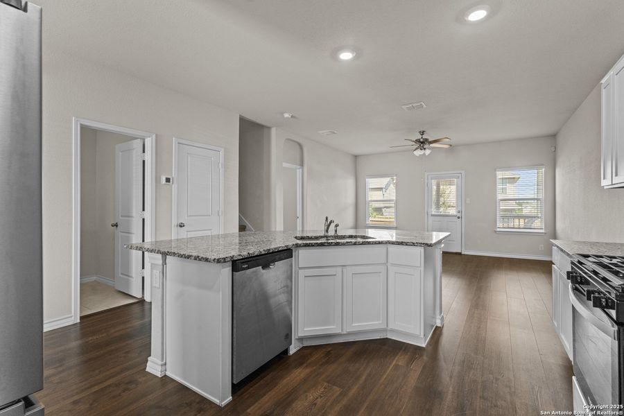 Furnished interior view inside a new home in , San Antonio (Image 12). Furnished interior view inside a new home in , San Antonio (Image 12).