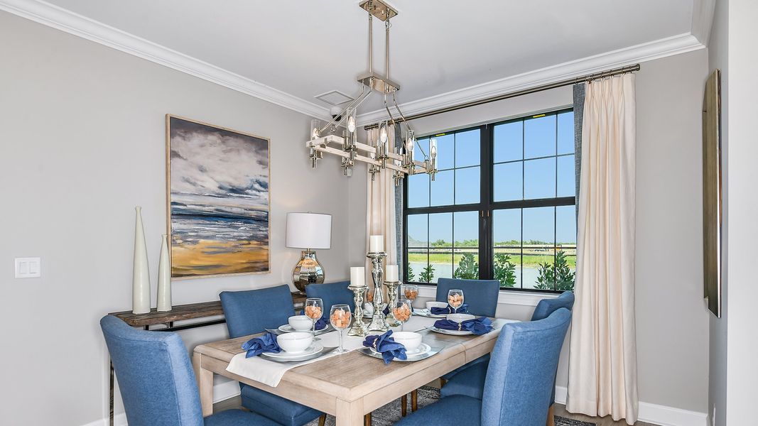 Furnished interior view inside a new home in Esplanade by the Islands Coach Homes, Naples (Image 6).