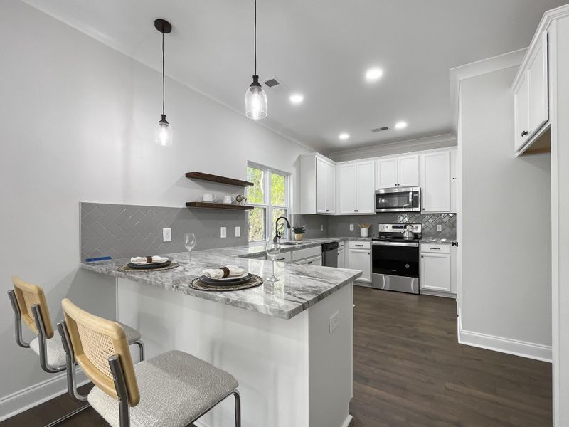 Furnished interior view inside a new home in , Holly Hill (Image 5). Furnished interior view inside a new home in , Holly Hill (Image 5).