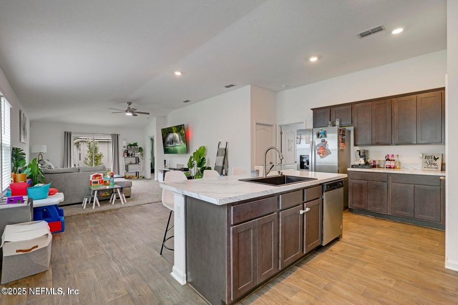Furnished interior view inside a new home in The Arbors, Jacksonville (Image 10). Furnished interior view inside a new home in The Arbors, Jacksonville (Image 10).