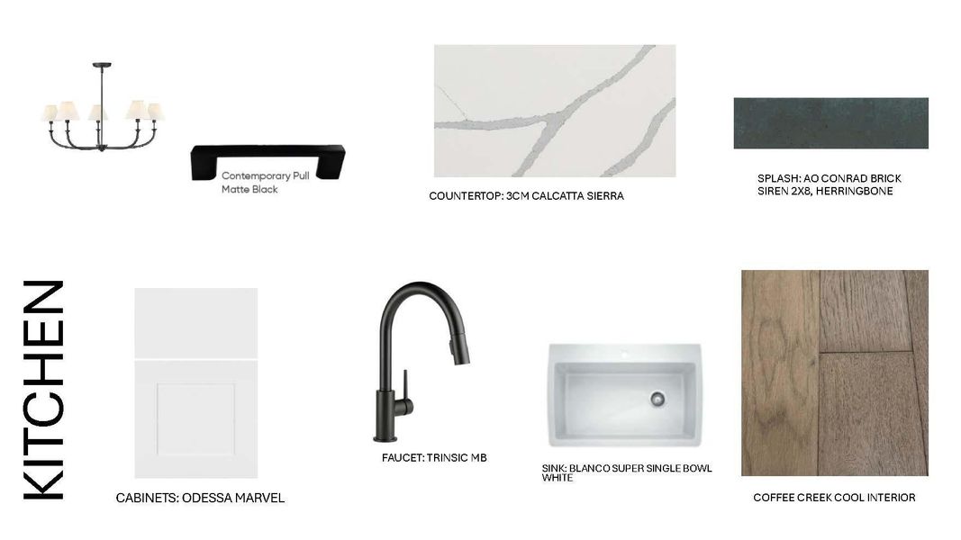 Sample of building materials used in homes in The Grove, Austin (Image 16). Sample of building materials used in homes in The Grove, Austin (Image 16).