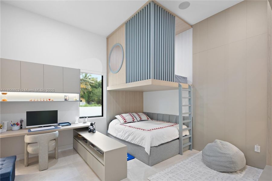 Furnished interior view inside a new home in , Miami (Image 15).