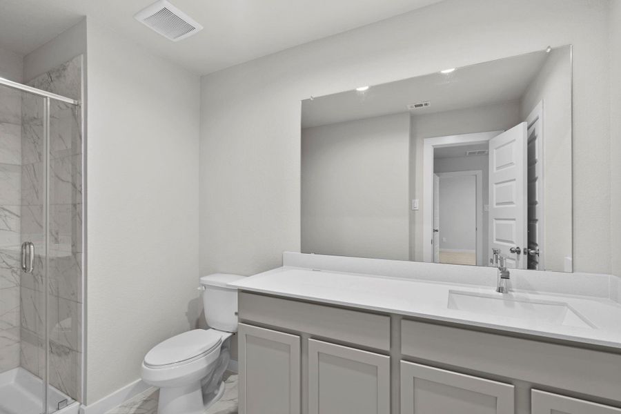 Furnished interior view inside a new home in Cypresswood Landing, Humble (Image 5).