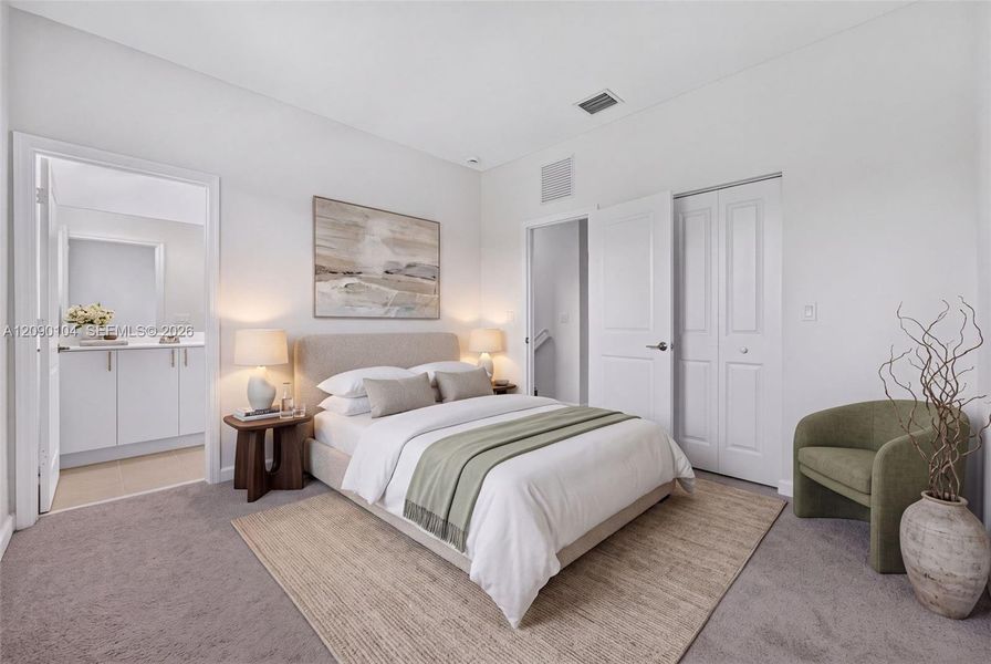 Furnished interior view inside a new home in , Homestead (Image 11).