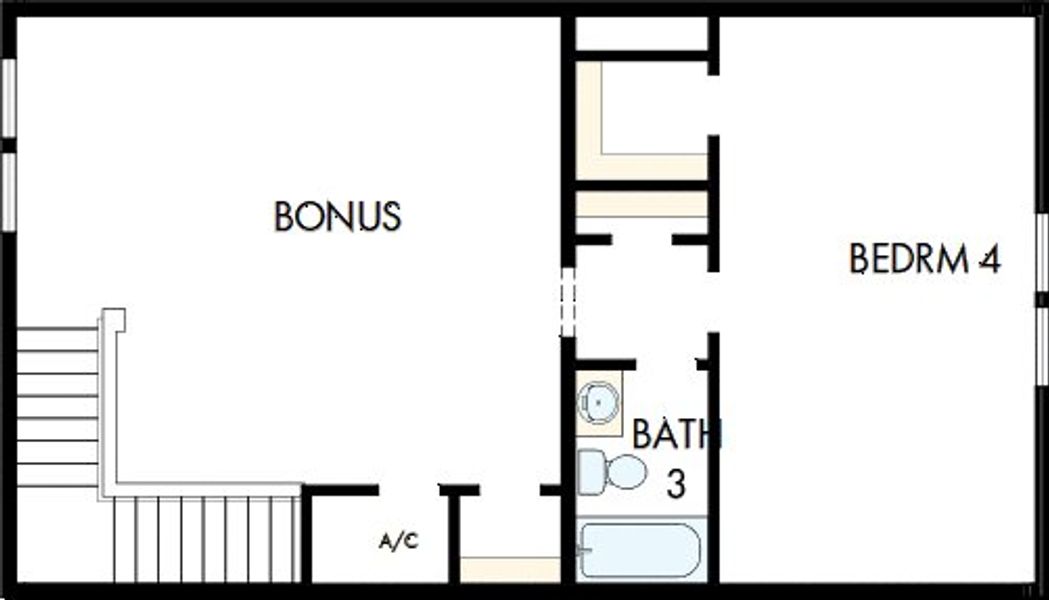 2D floor plan layout of this home in Lanier Landing - Retreat Collection, Gainesville, GA (Image 3). 2D floor plan layout of this home in Lanier Landing - Retreat Collection, Gainesville, GA (Image 3).