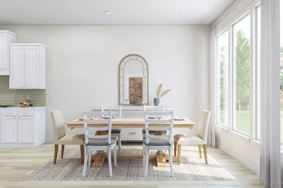 Furnished interior view inside a new home in Evergrove, Richmond (Image 8).