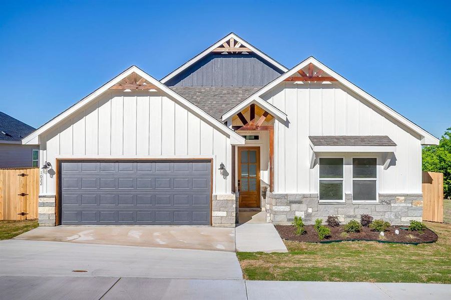 Front exterior of a new home in , White Settlement, TX, highlighting curb appeal (Image 29).
