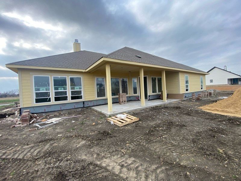 In-progress construction of a new home in Hillview Addition, Decatur, TX (Image 8).