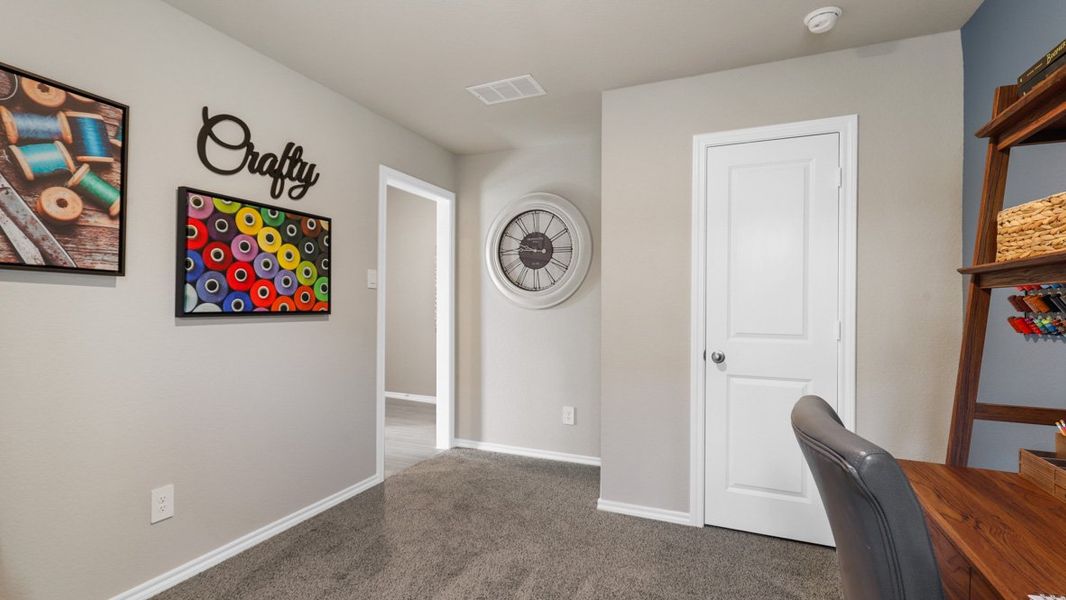 Furnished interior view inside a new home in Rosewood at Beltmill, Fort Worth (Image 32).
