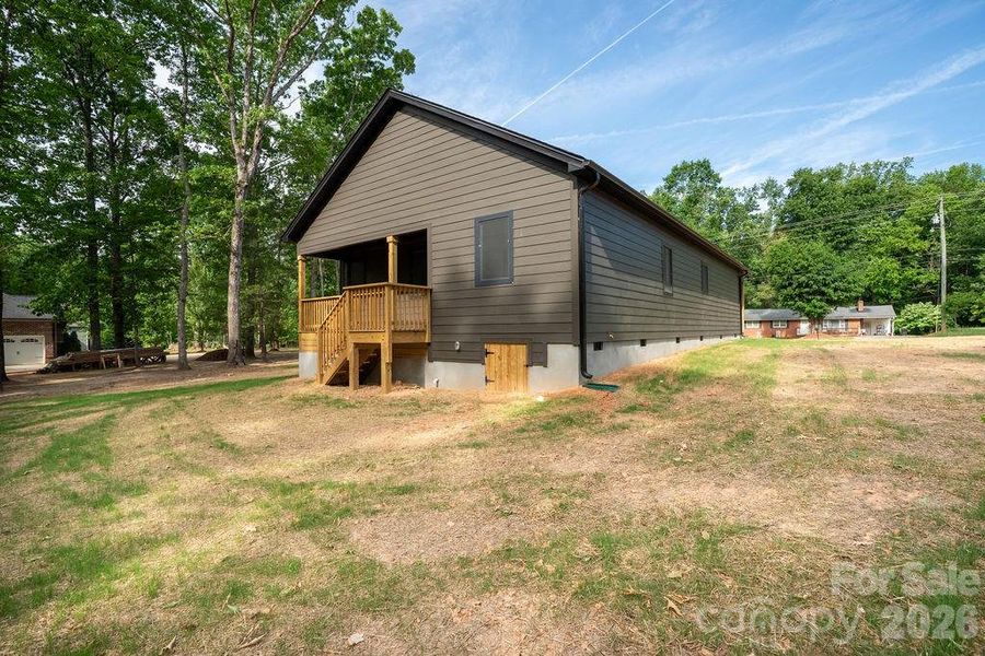 Exterior details and patio area of a home in , Bessemer City (Image 3).