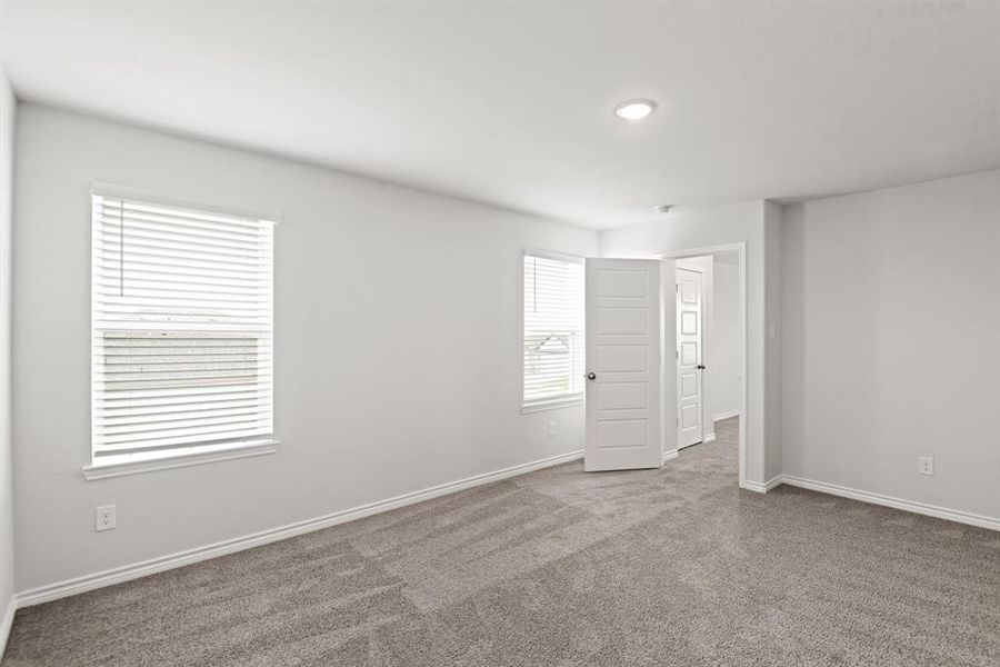 Spacious, unfurnished interior of a new home in Burgess Meadows, Cleburne (Image 11). Spacious, unfurnished interior of a new home in Burgess Meadows, Cleburne (Image 11).