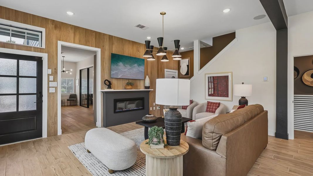 Representative furnished interior of a home built from the Cheverny by Chesmar Homes in The Woodland Hills Chateau, Willis (Image 7). Representative furnished interior of a home built from the Cheverny by Chesmar Homes in The Woodland Hills Chateau, Willis (Image 7).