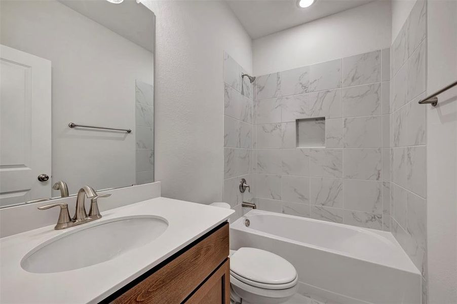 Furnished interior view inside a new home in Lilybrooke at Legacy Hills, Celina (Image 13).