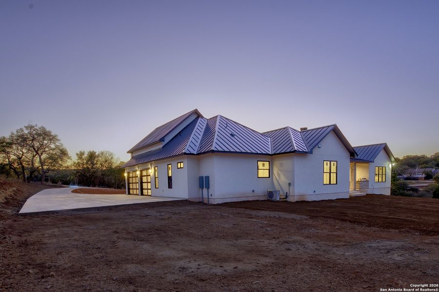 Exterior details and patio area of a home in , New Braunfels (Image 31).