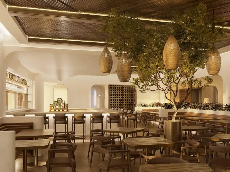 Coming soon Meduza a Mediterranean restaurant with indoor and outdoor dining options. Coming soon Meduza a Mediterranean restaurant with indoor and outdoor dining options.