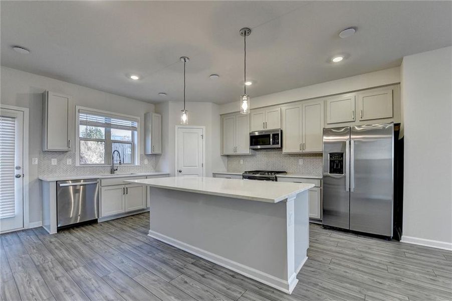 Furnished interior view inside a new home in , Marietta (Image 10).