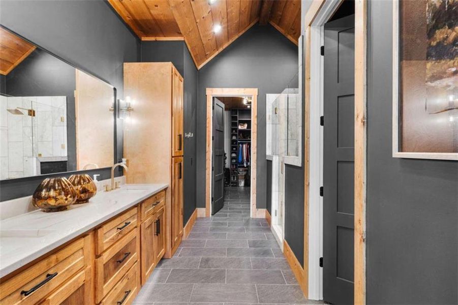 Furnished interior view inside a new home in , Ellijay (Image 16).