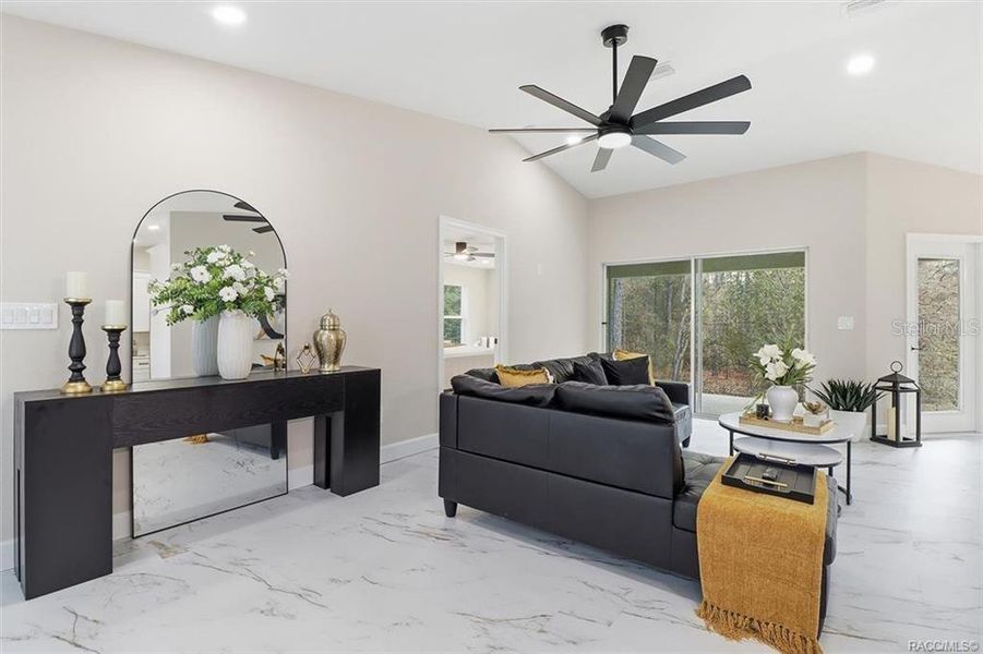 Furnished interior view inside a new home in , Citrus Springs (Image 9).