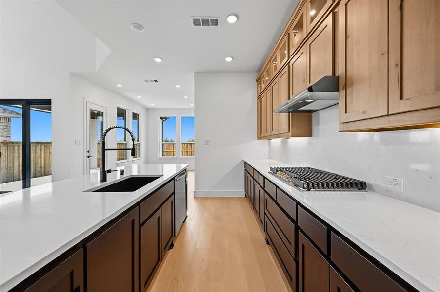 Furnished interior view inside a new home in Trinity Falls, McKinney (Image 8).