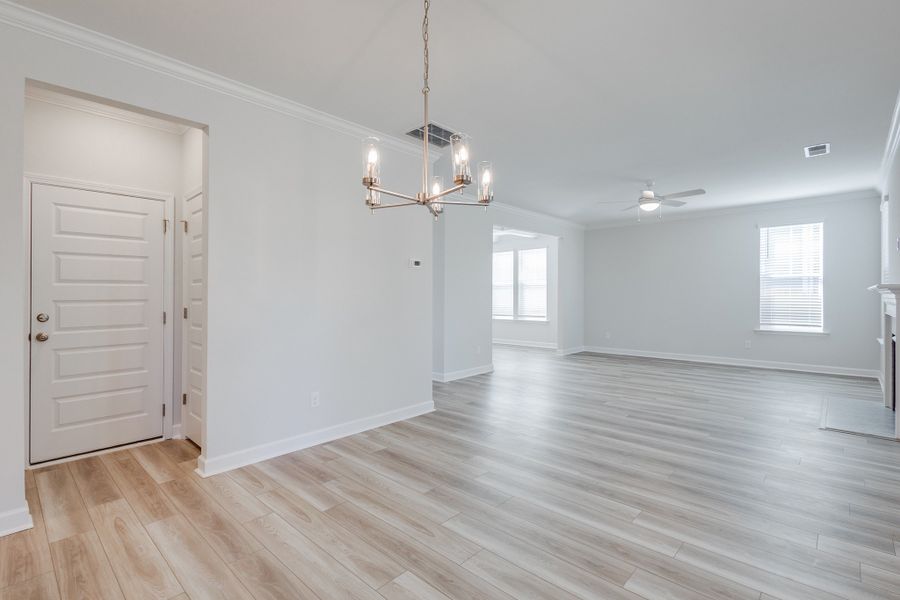 Spacious, unfurnished interior of a new home in Pebble Branch, Chapin (Image 35). Spacious, unfurnished interior of a new home in Pebble Branch, Chapin (Image 35).