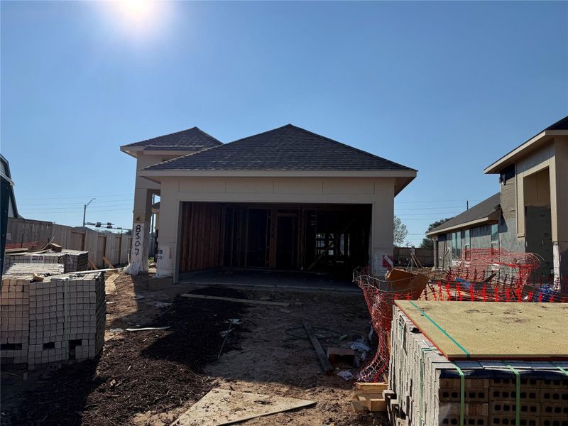 In-progress construction of a new home in , Richmond, TX (Image 3).