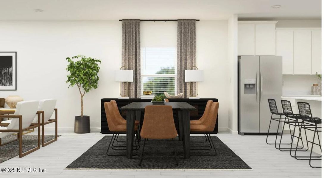 Furnished interior view inside a new home in Silver Meadows at SilverLeaf, St. Augustine (Image 7).