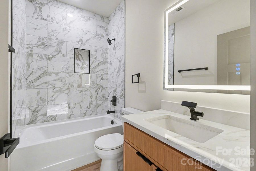 Furnished interior view inside a new home in , Concord (Image 9).